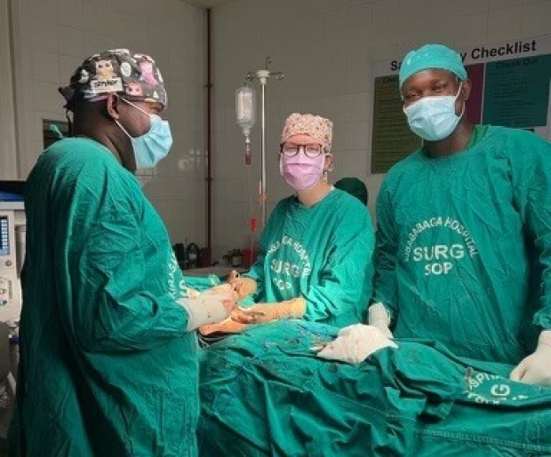 Dr. Kathryn Taylor on rotation at UGHE in Rwanda